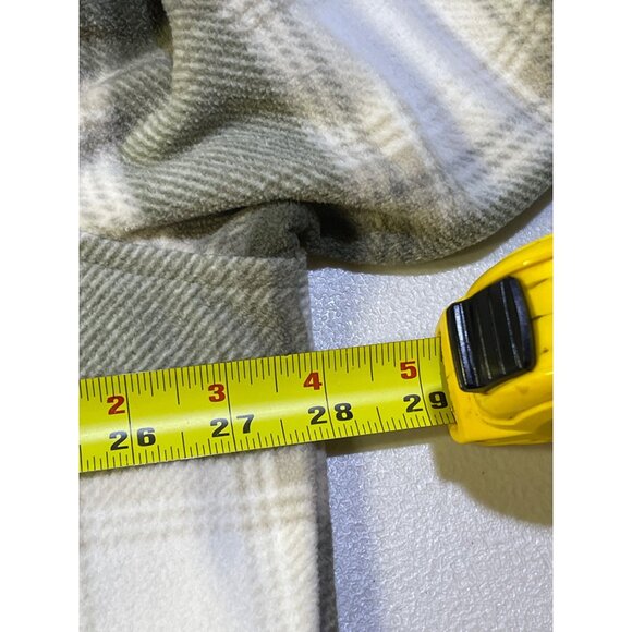 Eddie Bauer Mens XXL Fast Fleece Shacket Green Plaid - Picture 6 of 10